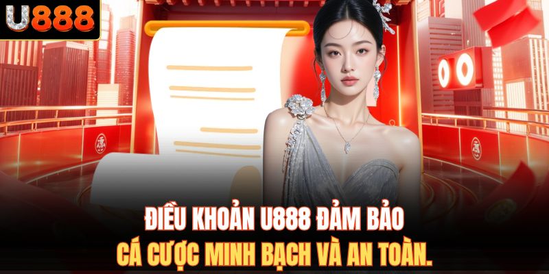 Điều khoản U888 đảm bảo cá cược minh bạch và an toàn.
