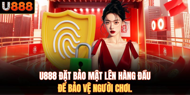 U888 đặt bảo mật lên hàng đầu để bảo vệ người chơi.